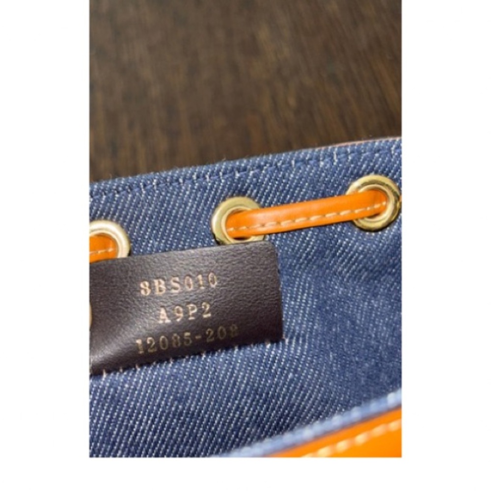 Fendi Blue and Orange Accent Bag